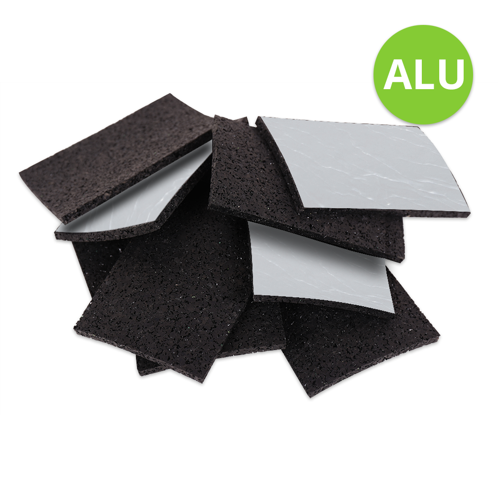 ARMA BAU ALU Pads einseitig Alu-Folie 6 mm 80 x 150 mm